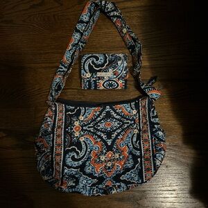 Vera Bradley on the go bag and matching wallet